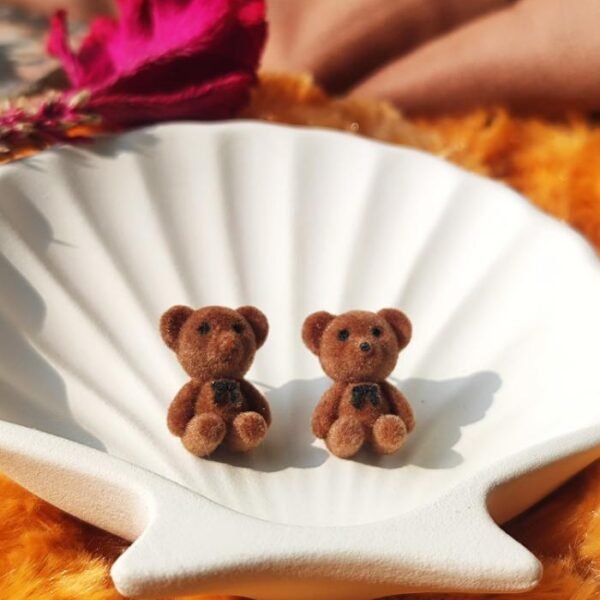 Adorable Teddy Bear Earrings – Cute and Quirky Accessories