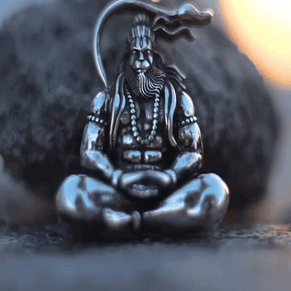 Abhimantrit Hanuman Ji Pendant – Meditative Blessing & Divine Protection
